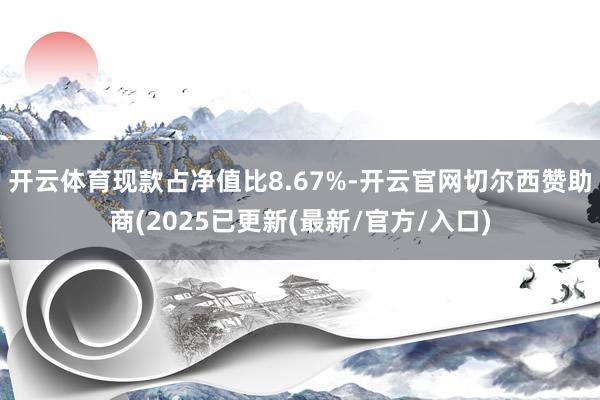开云体育现款占净值比8.67%-开云官网切尔西赞助商(2025已更新(最新/官方/入口)