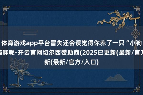 体育游戏app平台冒失还会误觉得你养了一只“小狗”般的猫咪呢-开云官网切尔西赞助商(2025已更新(最新/官方/入口)